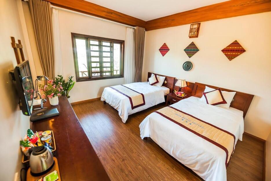 Hoa Binh Hotel Bagian luar foto