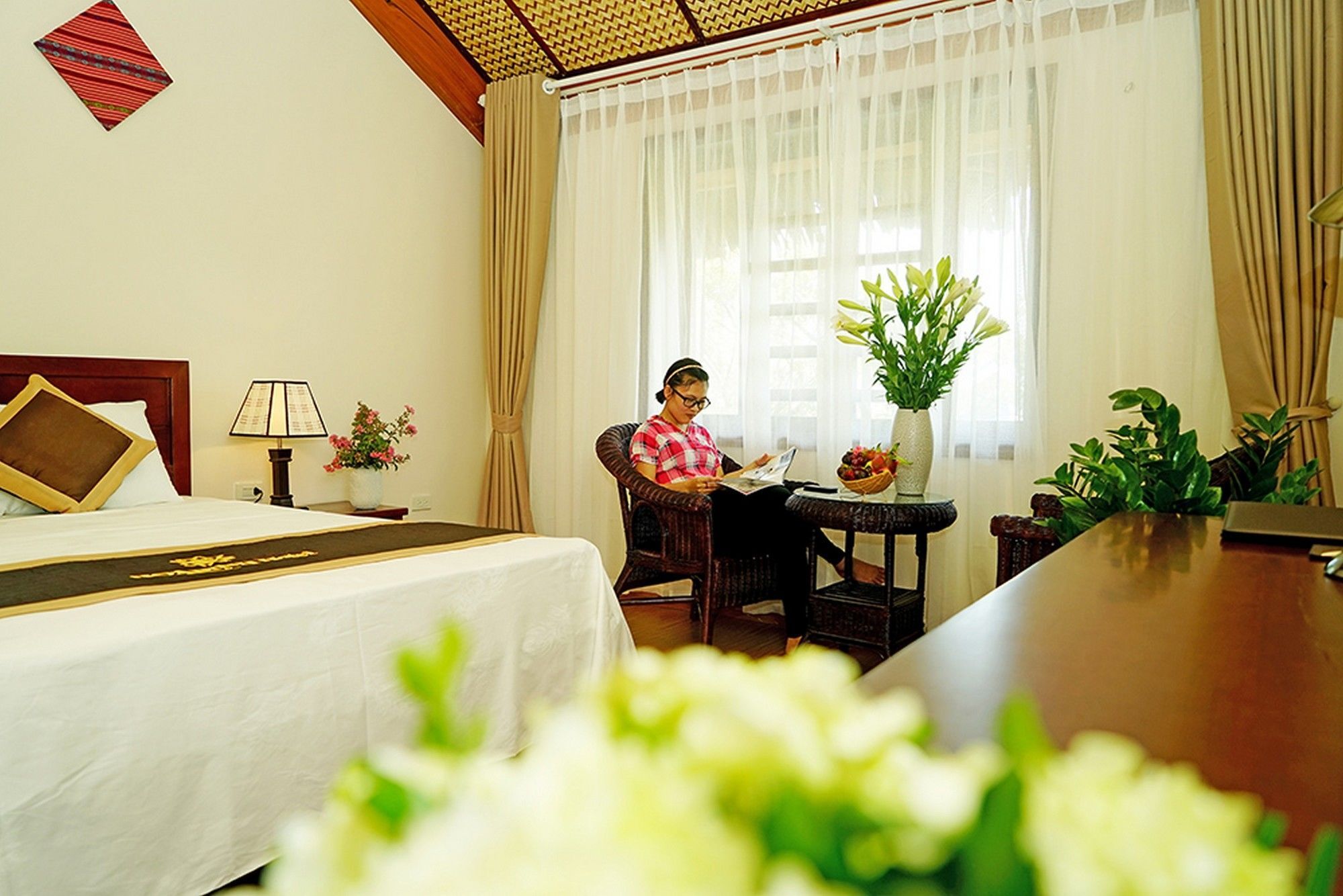 Hoa Binh Hotel Bagian luar foto
