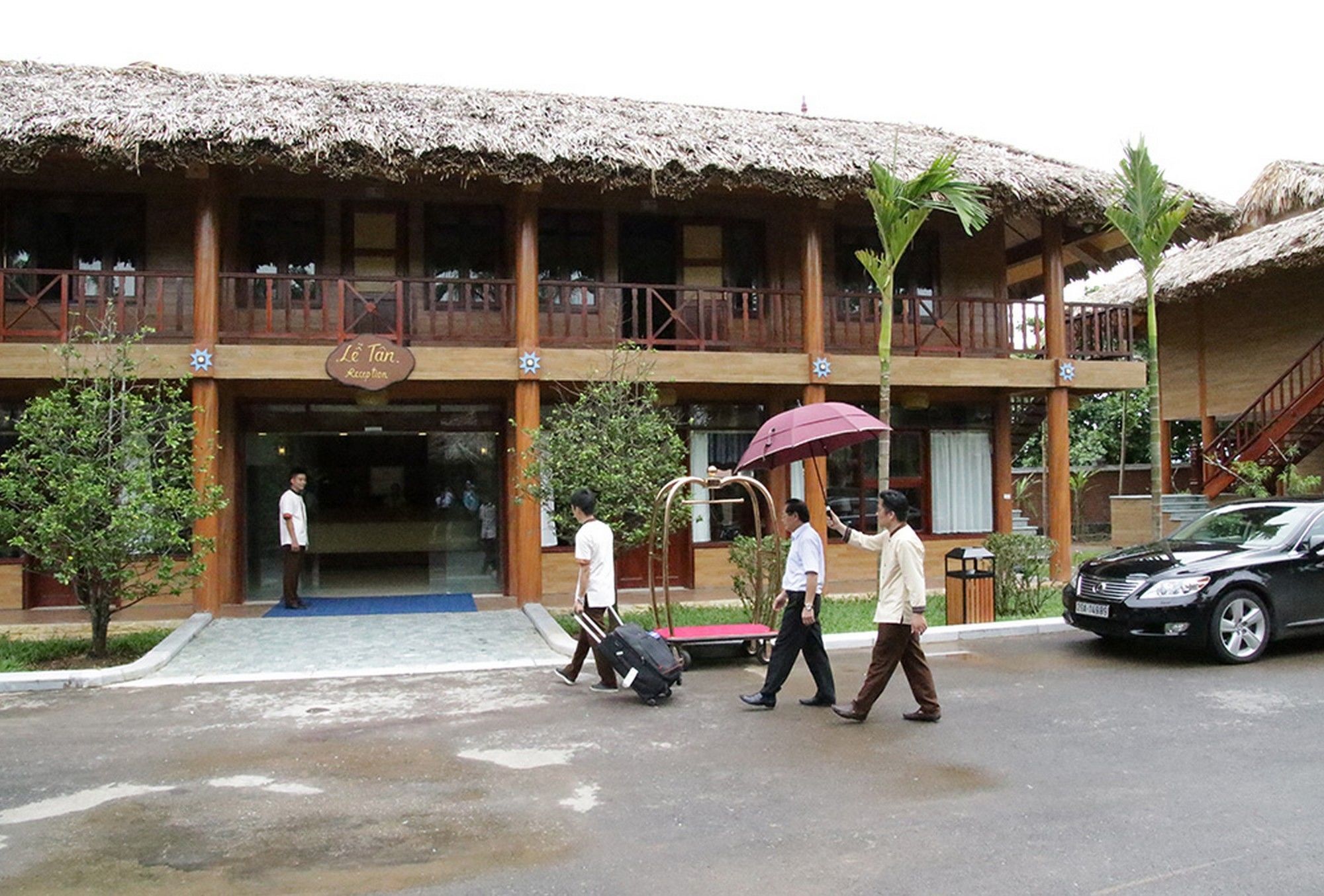Hoa Binh Hotel Bagian luar foto